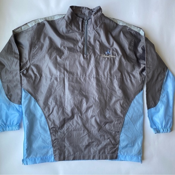 Disney Parks Windbreaker Rain Jacket Pullover Vented ¼ Zip M/L - Picture 5 of 13